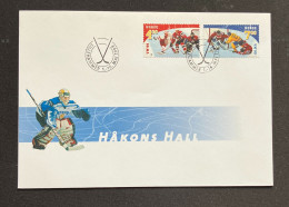 1999 Norway Ice Hockey Championships LILLEHAMMER Postmark First Day Cover - Eishockey