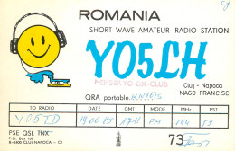 Romania Radio Amateur QSL Card Y05LH Y05TD Feri - Radio Amateur