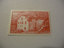 TIMBRE ANDORRE FRANÇAIS  N 104   COTE  0,50  EUROS   NEUF  SANS  CHARNIÈRE - Unused Stamps