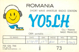 Romania Radio Amateur QSL Card Y05LH Y05TD Feri - Radio Amateur