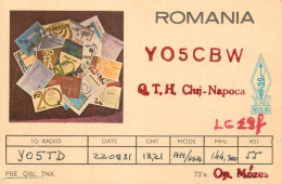Romania Radio Amateur QSL Card Y05CBW Y05TD Op. Mozes - Radio Amateur