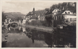 E1212) WOLFSBERG - Kärnten - Partie An Der LAVANT - Super FOTO AK - Häuser U. Brücke DETAILS ALT! - Wolfsberg