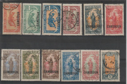 Cameroun 1921 Série Courante 87-98, 12 Val Oblit Used - Used Stamps