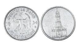 GERMANIA 5 REICHSMARK 1934 E IN ARGENTO KM# 83 - 5 Reichsmark