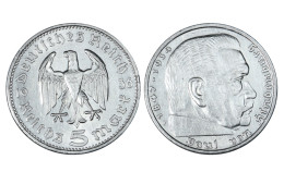 GERMANIA 5 REICHSMARK 1936 F IN ARGENTO KM# 86 - 5 Reichsmark