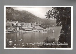 CPA - Principauté De Monaco - Le Port Et Monte Carlo - Vue Sur Le Beach Et Roquebrune - NC - Haven