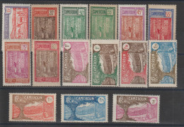 Cameroun 1926 Série Courante 134-48, 15 Val * Charnière MH - Unused Stamps