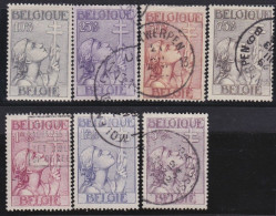 Belgie  .   OBP    .    377/383     .     O (373: *)    .   Gestempeld     .   /   .    Oblitéré - Used Stamps