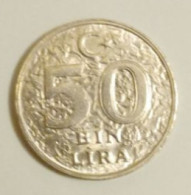 Turkey, Year 2000, Used, 50.000 Lire Coin - Turquie