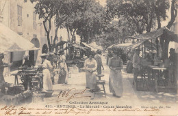 CPA 06 ANTIBES / LE MARCHE COURS MASSENA - Altri & Non Classificati