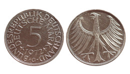 GERMANIA 5 MARK 1972 G IN ARGENTO KM# 112 - 5 Mark