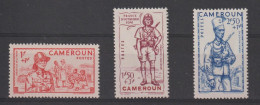 Cameroun 1941 Défense De L'empire 197-99, 3 Val * Charnière MH - Unused Stamps