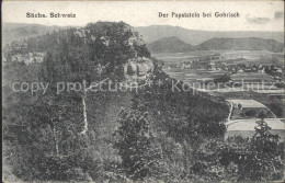 42245688 Gohrisch Papststein Felsen Elbsandsteingebirge Gohrisch - Gohrisch