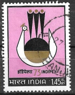 INDIA - 1973 - INDIPEX '73 -  USATO (YVERT 353 - MICHEL 552A) - Gebraucht