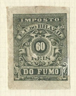 Timbres Taxe   Bresil  -  Brazil  -   Cigarettes -  Do Fumo 60 Reis - Segnatasse