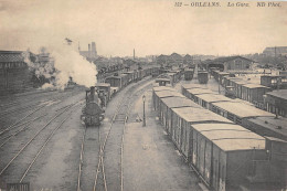 CPA 45 ORLEANS / LA GARE / TRAIN - Orleans