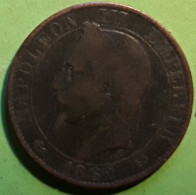 Monnaie Moneta Coin   France Empire NAPOLÉON III  , 5 CINQ CENTIMES,  K, 1862 - 5 Centimes