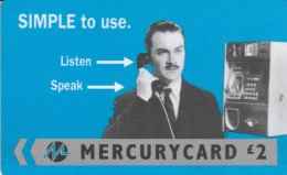 PHONE CARD REGNO UNITO MERCURY (E83.15.2 - Mercury Communications & Paytelco