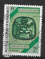 NOUVELLE CALEDONIE: Musée De Nouméa :polychromes   N°382  Année:1972-73. - Oblitérés