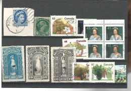 54543 ) Collection Canada Queen  BC Law Stamp Block - Colecciones