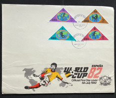 1982 Kenya World Cup Spain   First Day Cover With New Issue Brochure - Kenia (1963-...)