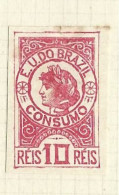 Timbres Taxe   Bresil  -  Brazil  -   Cigarettes   -   Consumo  -10 Reis - - Portomarken