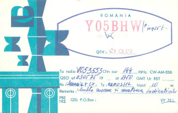 Radio Amateur QSL Card Romania Y05BHW Cluj Y05-3553 - Radio Amateur