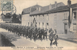 CPA 57 KURZEL URVILLE / L'INFANTERIE EN MARCHE / CPA RARE - Sonstige & Ohne Zuordnung