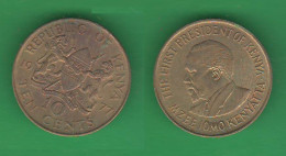 Kenya Kenia 10 Cents 1977 - Kenya