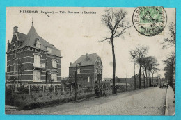 * Herseaux - Herzeeuw (Mouscron - Hainaut) * (Delcroix Spriet, Edit) Villa Decrasne Et Leuridan, Timbre, Animée, TOP - Mouscron - Möskrön