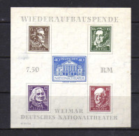 Allemagne - Emissions Locales - Thüringen -Weimar - 1946 - BF Reconstruction Theatre Nationale - ND - Neuf Sans Gomme - Ungebraucht