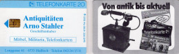 Antiquitäten TK N *a 08/1991(K430) 200Expl.o 75€ Visitenkarte Stahler Haßloch Telefon TC Antik Military Telecard Germany - Téléphones