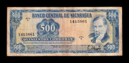 Nicaragua 500 Córdobas 1979 Pick 133 Serie E Bc/Mbc F/Vf - Nicaragua