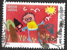 INDIA - 1990 - GIORNATA DELL'INFANZIA - USATO (YVERT 1074- MICHEL 1273) - Gebruikt