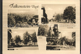 42242481 Falkenstein Vogtland Blick Vom Lochstein Hauptstr Rathaus Bahnhof Anlag - Falkenstein (Vogtland)