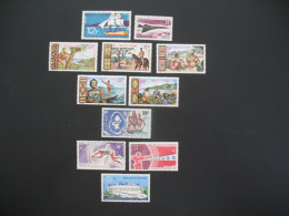 Wallis Et Futuna 1967 à 1972 Stamps French Colonies N°31 à 41 Neuf */** C: 86 € Tous** Sauf 35/37 * - Autres & Non Classés