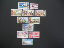 Wallis Et Futuna 1967 à 1972 Stamps French Colonies N°31 à 41 Neuf */** C: 86 € Tous** Sauf 35/37 * - Andere & Zonder Classificatie