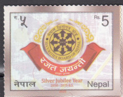 NEPAL 2020, 25th Anniversary Of Securities Board Of Nepal, 1v Self Adhesive Stamp, MNH(**) - Népal