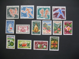 Nouvelle-Calédonie 1963 à 1965 Stamps French Colonies N° 308 à 321 Neuf ** Cote : 82 € - Neufs