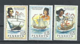 PENRYN    YVERT  390/92  MNH  ** - Cristóbal Colón