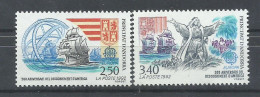 ANDORRA  FRANCESA   YVERT  416/17    MNH  ** - Christopher Columbus