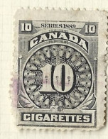 Timbres Taxe  -  Canada - Cigarette -  Series1889 - 10 - Fiscales