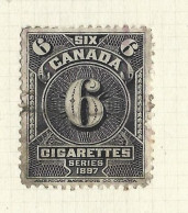 Timbres Taxe  -  Canada - Cigarette -  Series 1897  - 6 Cigarettes - Revenues