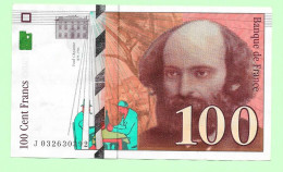 Billet 100 Fr - CEZANNE - - 1997 - Série J - 100 F 1997-1998 ''Cézanne''