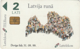 PHONE CARD LETTONIA (E88.11.6 - Lettonie