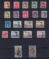 EGYPT :1937 -39 , Complete SET OF King Farouk Stamps , VF - Usati