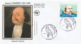 Fdc 2021_Enveloppe 1er Jour_fdc_Gustave Flaubert, Romancier Français. Oblit. PJ 76 Rouen 06/11/2021. - 2020-…