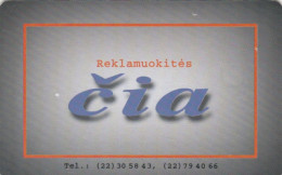 PHONE CARD LITUANIA (E89.19.4 - Lituanie