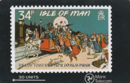 PHONE CARD ISOLA MAN (E89.10.8 - Eiland Man