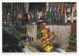 AK 190371 USA - New York City - Prometheus Statue Vor Dem Rockefeller Plaza - Places